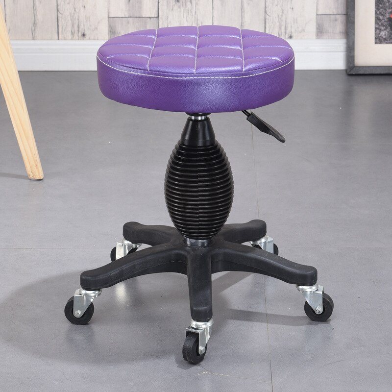 Goedkope Vintage Kapper Kruk Beauty Stijlvolle Stijl Draaibare Werk Kruk Hoogte Verstelbare Kleurendruk Stoel