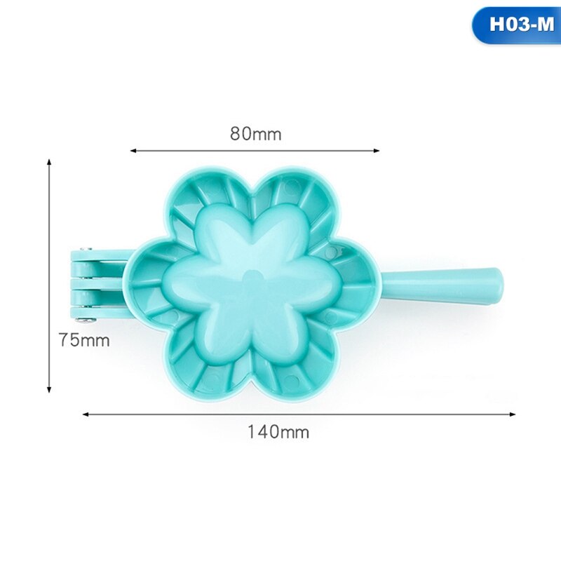 Pour S/M/L 3 modèle boulette moule coeur papillon fleur forme bricolage boulettes faisant pâte presse tarte boulette Ravioli moule cuisine: Flower M