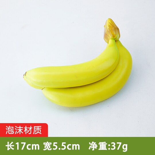 Festliche Partei Liefert Künstliche Dekorationen Obst Kunststoff Simulation Banana Modell Dekoration Requisiten: Rose Red