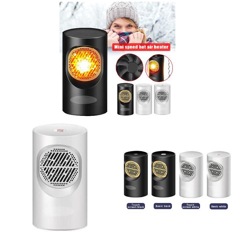 Mini Portable Fast Heater Heated Desk Electric Fan Home Winter Warmer for Students Office Worker JA55