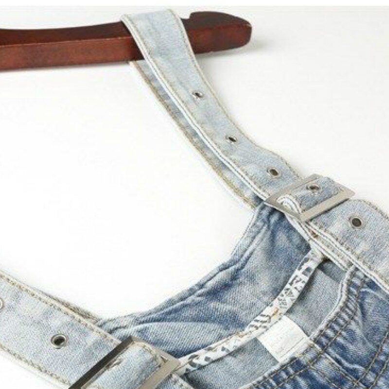 Jumpsuits kvinder lige koreansk stil plus størrelse denim ankellang all-match streetwear dame komfortabel lomme bf