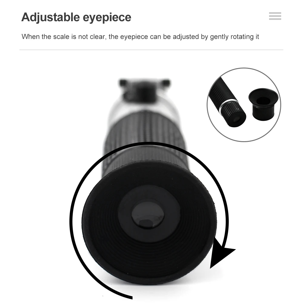 4 in 1 Car Automotive Antifreeze Refractometer EngineBattery Fluid Glycol Refractometro Glass Freezing Point Water Coolant Teste