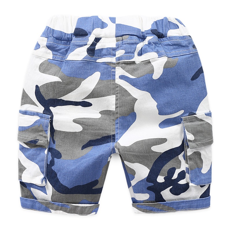 Pantalones cortos DE camuflaje para niños pantalones DE algodón holgados informales, deportivos, para playa