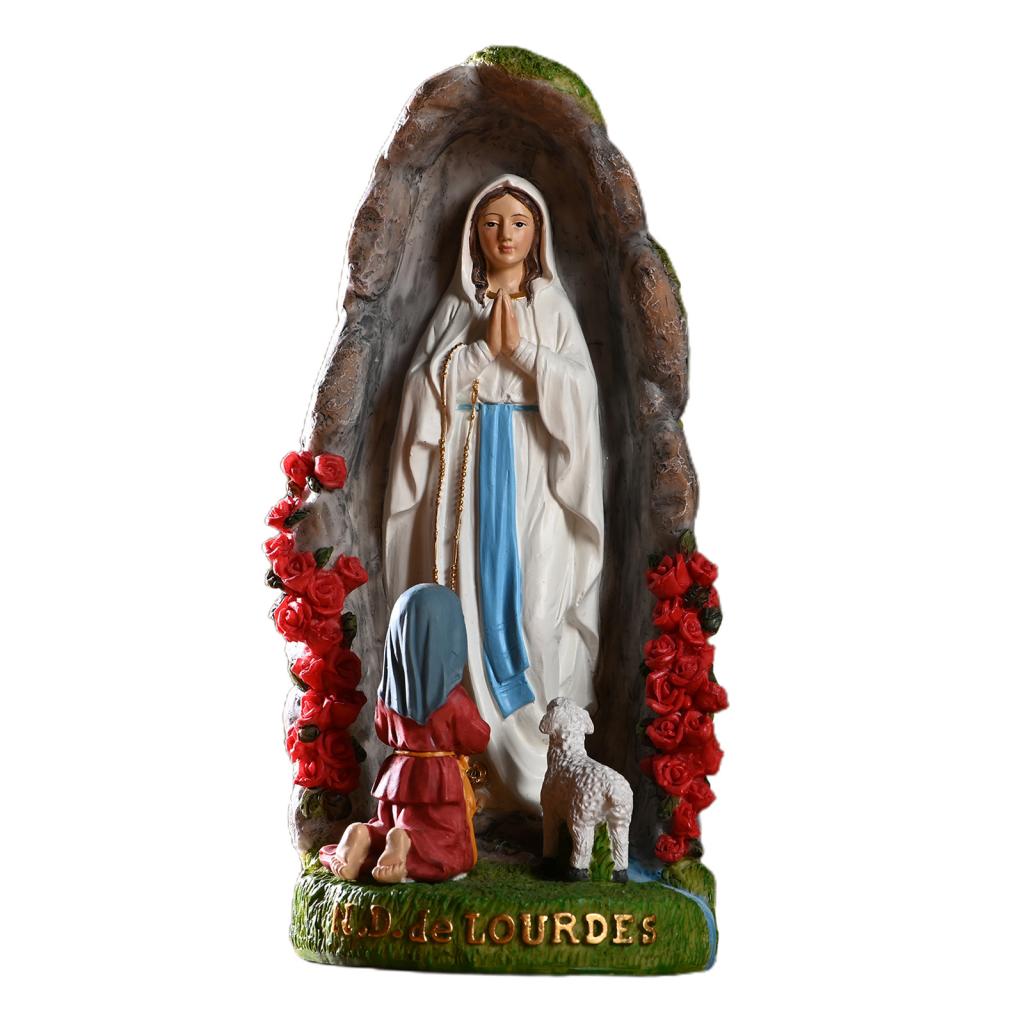 8 "sainte sainte vierge marie Statue Sculpture chrétienne jésus Christ Figure de mariage noël maison décors ornements