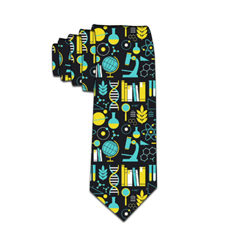 Klassiske polyester mænd slips printe hals slips 8cm blomster sjove slips til mænd formelt jakkesæt bryllupsfest gravatas: 04