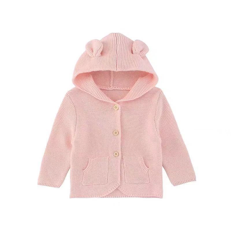 Tinypeople-abrigo de Navidad para bebé, Pelele con capucha de algodón para niño, conjunto de invierno para niña, ropa infantil, mono, chaqueta adorable: Pink / 12 meses