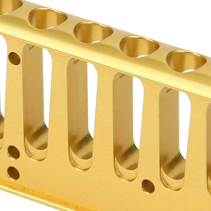 Brass Instruments Brass Instrument Parts Accessories Harmonica Comb 10‑Hole Blues Harp Comb Part for HOHNER SP20 Aluminum