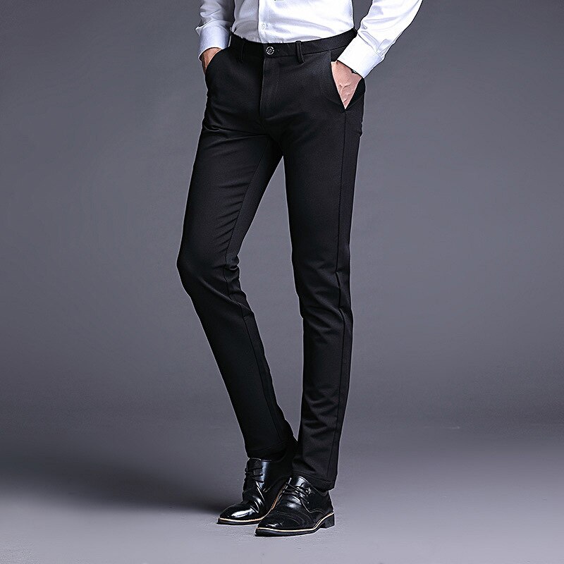Formal Pants for Men Slim Mens Dress Pants Busines... – Grandado