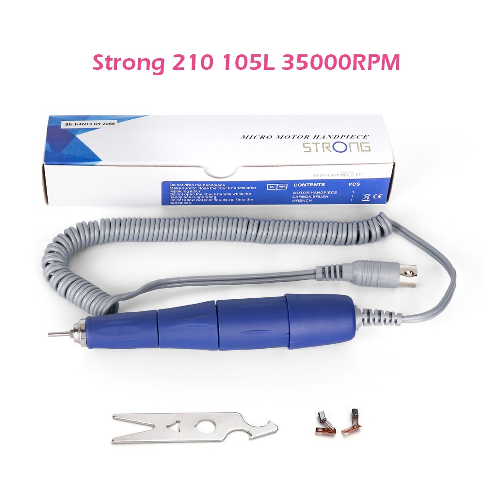 65W 35000RPM Electric Nail Drill Machine Strong 210 Model 102L