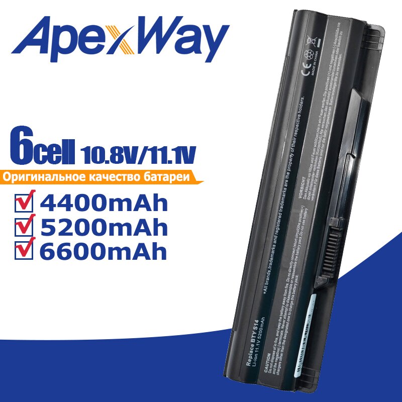 Batería de 4400mAh para MSI BTY-S14 BTY-S15 CR650 CX650 FR400 FR600 FR610 FR620 FR700 FX400 FX420 FX600 FX603 FX610 GE70 GE60 GE620