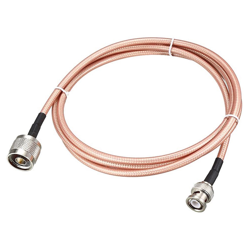 Cable Coaxial RF de baja pérdida, conector Coaxial RG-142 N macho a BNC macho: Oro