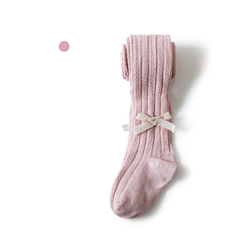 Zoete Bows Baby Panty Zomer Mesh Dunne Ademende Baby Meisjes Panty Effen Kleur Baby Peuter Kousen Kinderen Panty: Pink