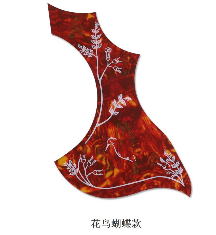 1 szt. Samoprzylepne gitary akustyczne wybierać gwardia zadraśnięcie talerz wielokolorowe i kształtowe akcesoria Pickguard: ST7