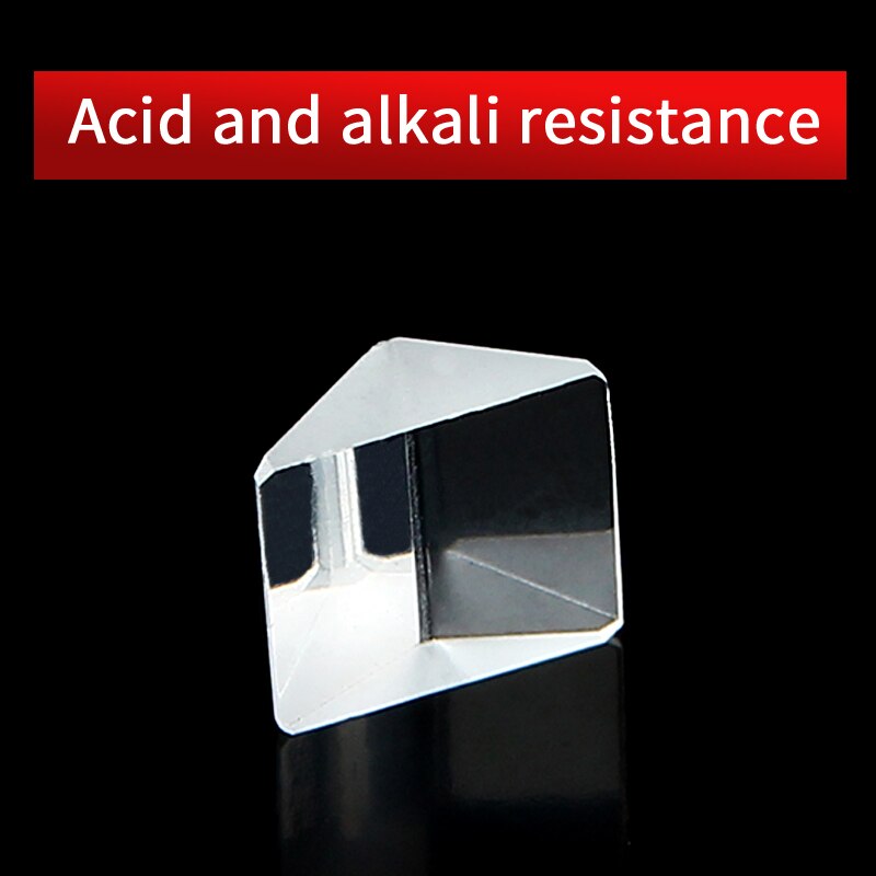 Quartz glass triangular prism(3.6x3.6x6mm)