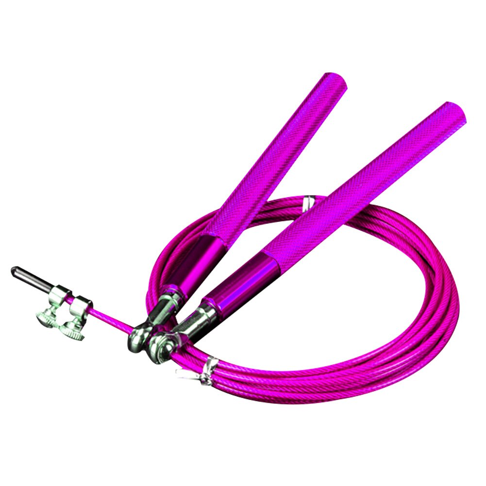 Anti-slip Handle Universal Bearing Speed Jump Skipping Rope Workout Fitness Tool: Purple