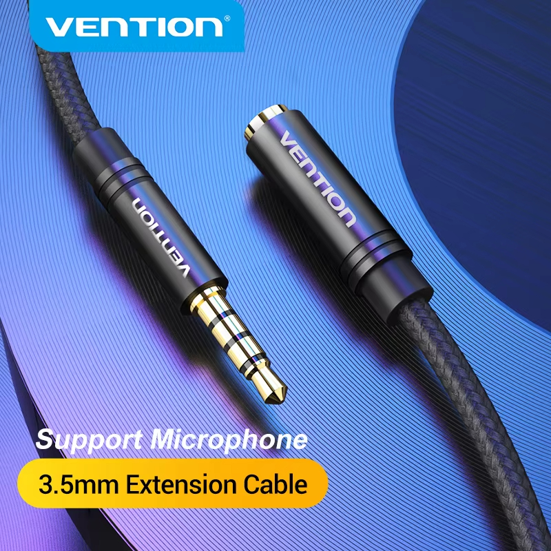Vention 3.5mm Jack Audio- Verlängerung Kabel Pro Wagen PC TV Laptop schalten männlich zu weiblich Stereo 3.5 Kopfhörer Aux erweitern Adapter Kabel
