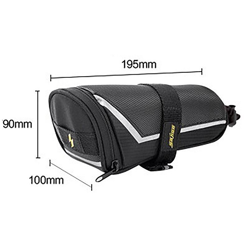 SAHOO Bike Repair Kit - Saddle Bag, Mini Pump, Tire Inflator, Chain Tool, Breaker Bar