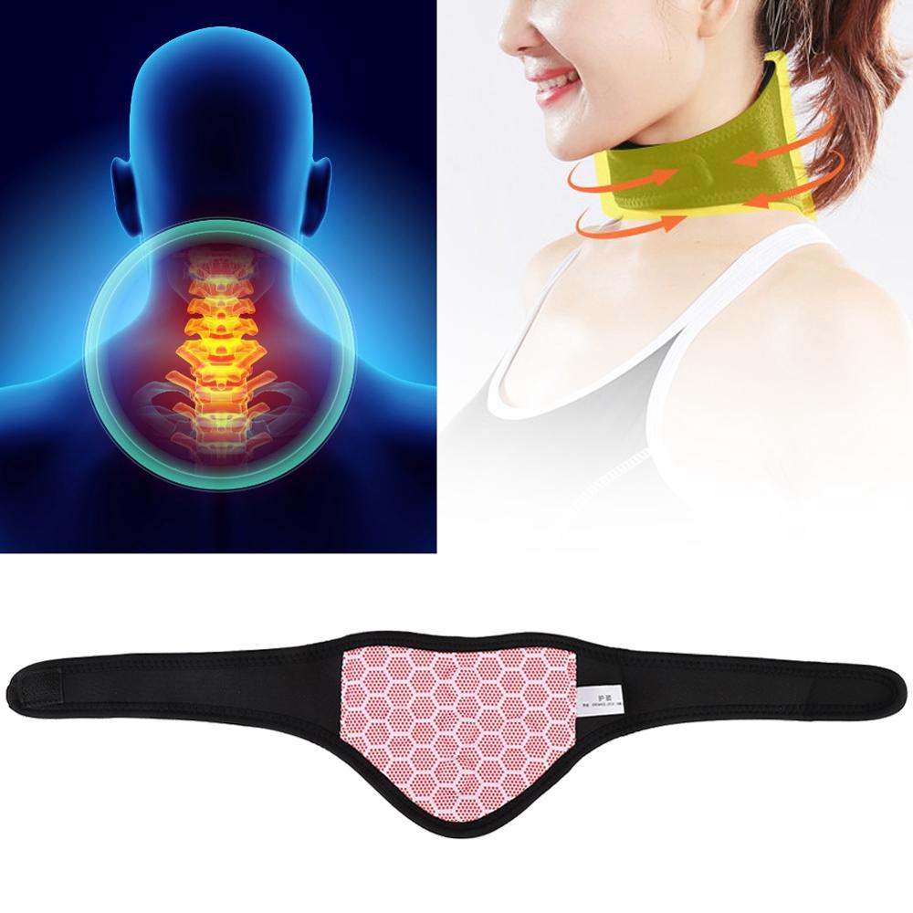 Productos de turmalina OPHAX terapia de autocalentamiento soporte de cuello magnético envoltura de cuello cinturón protector de alivio de dolor de apoyo salud