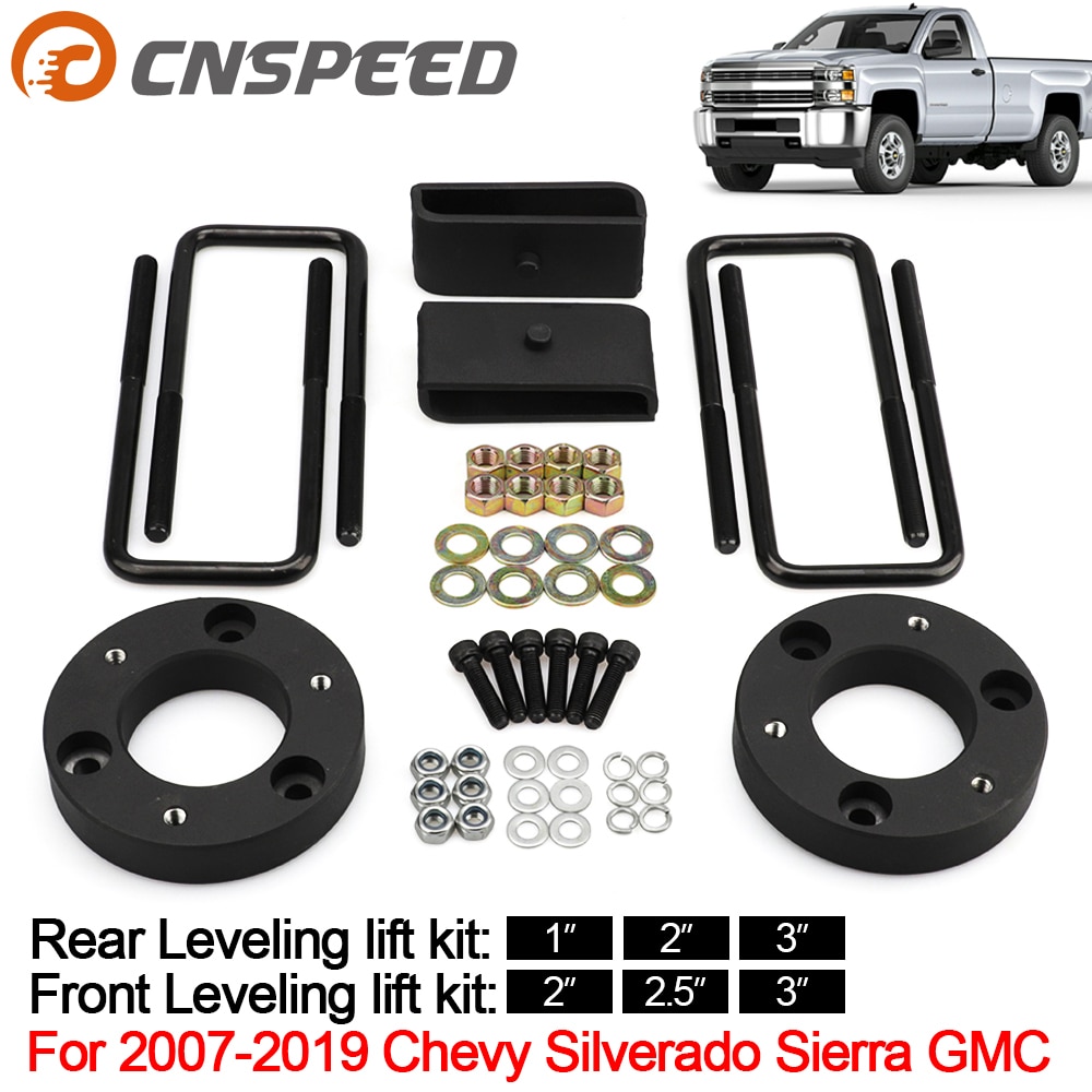 Front and Rear Leveling lift kit for 2007 Chevy Silverado Sierra GMC