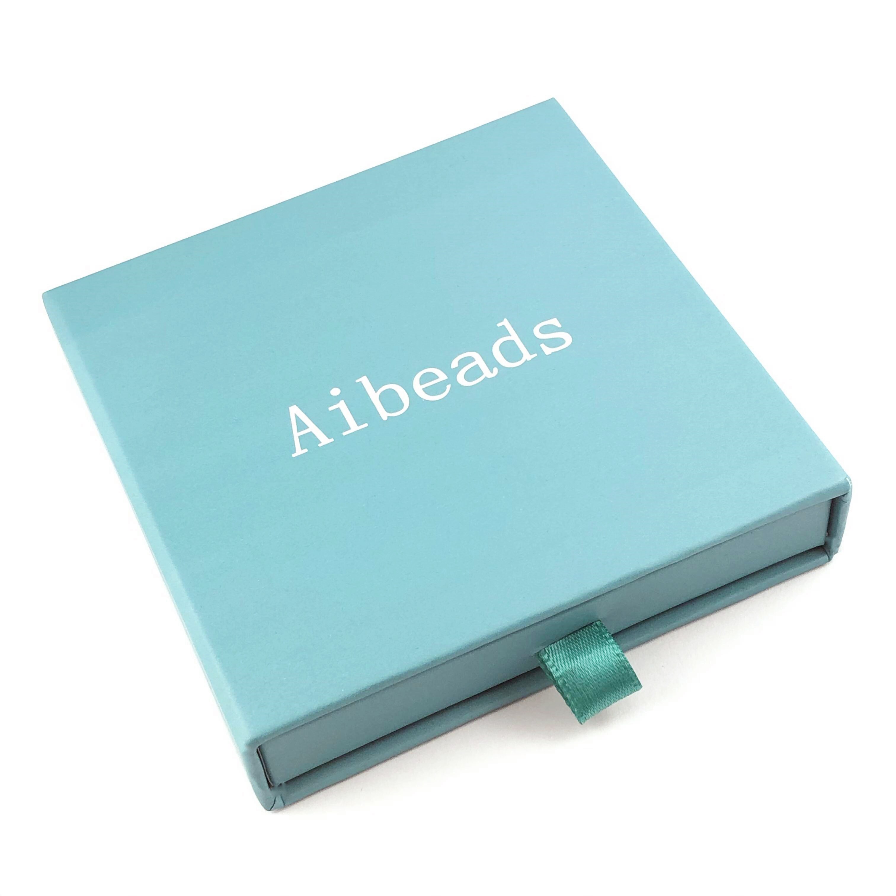 Aibeads Kleine Cirkel Tag Verstelbare Stretch Armband Order Belettering Speciale Betekenis: gift box