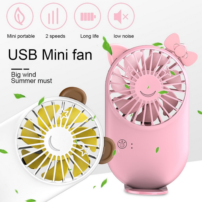 Mini Pocket Fans Usb Lading Mini Hold Fans Student Buiten Brengen Draagbare Kleine Ventilator Dc Mini Luchtkoeler Ventilador