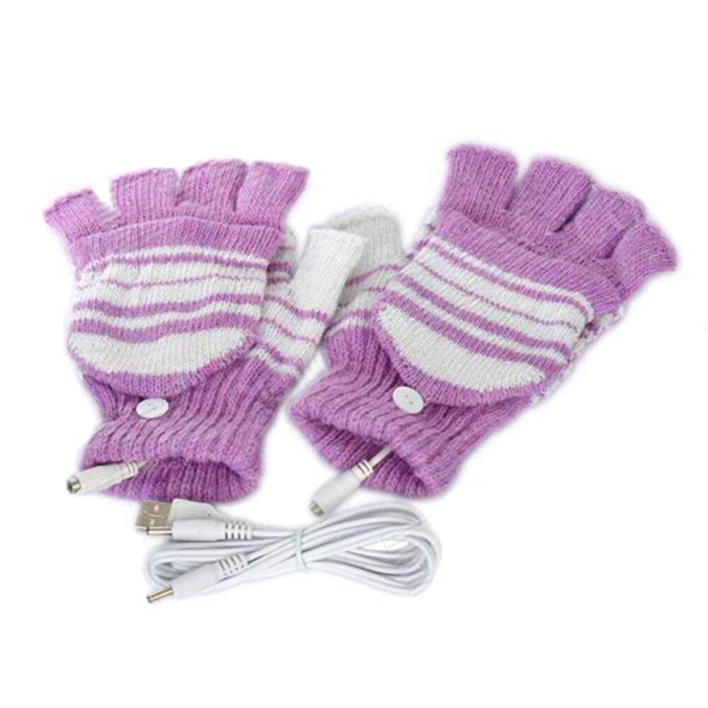 5V Usb Warmer Handschoenen Aangedreven Verwarming Verwarmde Winter Handwarmer Handschoenen Wasbaar
