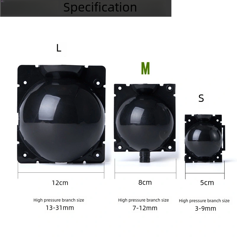 Bola de enraizado para Injerto de plantas, Bola de propagación de cultivo, cápsulas de capas de aire medio transparentes reutilizables para plantas de propagación rápida, 9 piezas: Negro