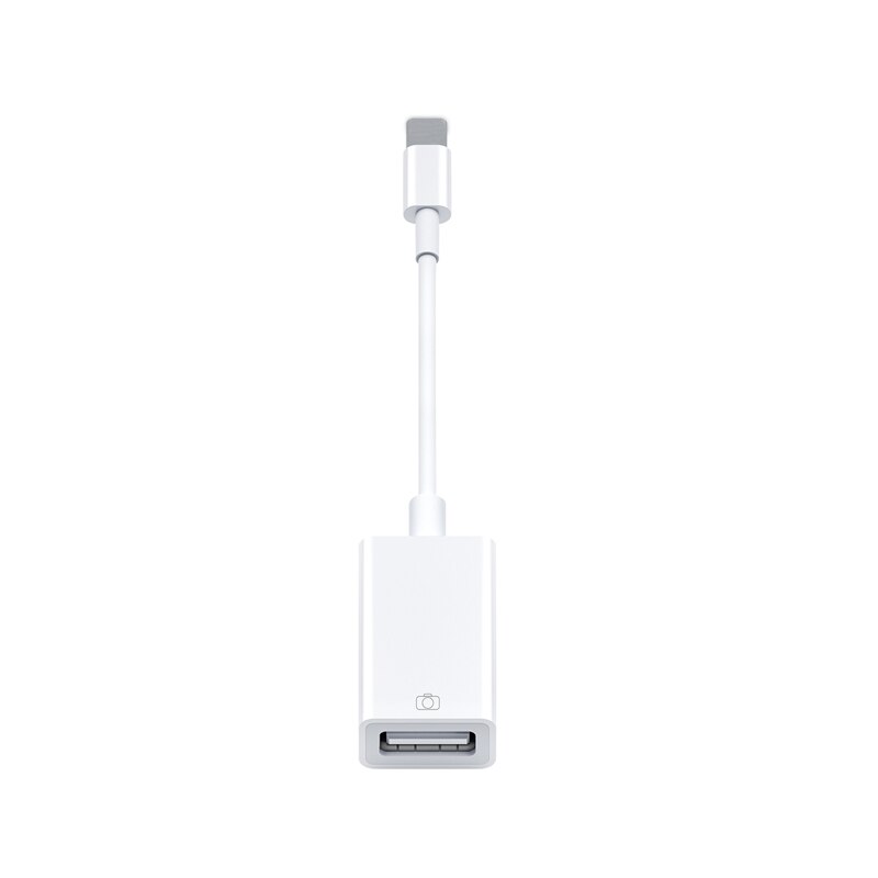 OTG adapter for lightning to USB adapter For iPhone 7 8 X camera connection kit converter for iPad iOS 12 13 connect MIDI piano