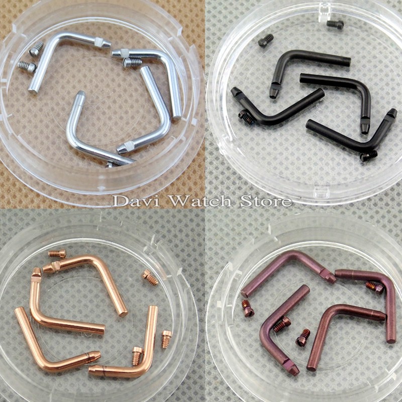 316L Stainless steel watch case kit spring bar fit 45mm,47mm parnis watch