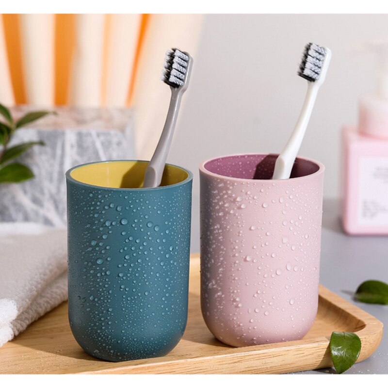 Plastic tandenborstelhouder opbergorganizer beker nordic travel draagbare tandenborstelbeker badkamersets badkamer sup top