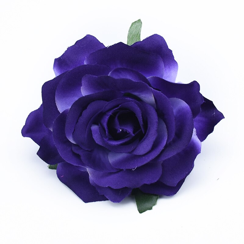 100pcs Artificial Flower Silk Rose Head Wedding bridal bouquet Brooch Wreaths Christmas Home garden Diy Decoration