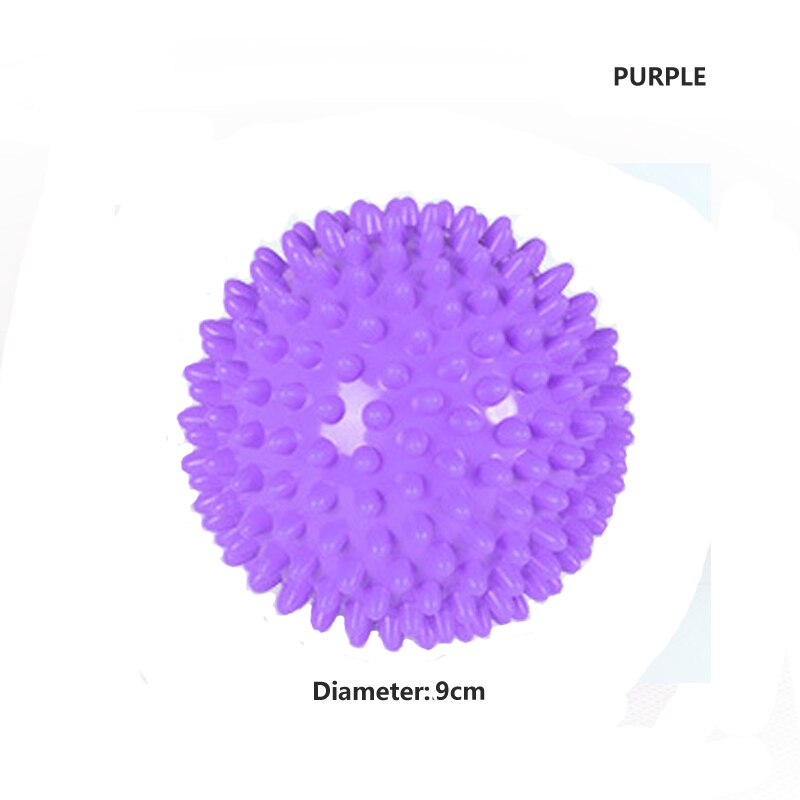 Massaggio Palla di Fitness PVC Mano Suole Hedgehog Sensoriale Formazione Afferrare la Palla Portatile Fisioterapia Palla 7.5 CENTIMETRI 9CM del Commercio All'ingrosso: PURPLE 9CM