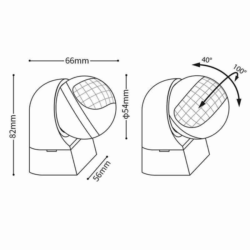 1Pcs Motion Sensor 110v~230v Motion Automatic Rotating Infrared Light Sensor Outdoor Degree Timer Switch 180 P Q6U3