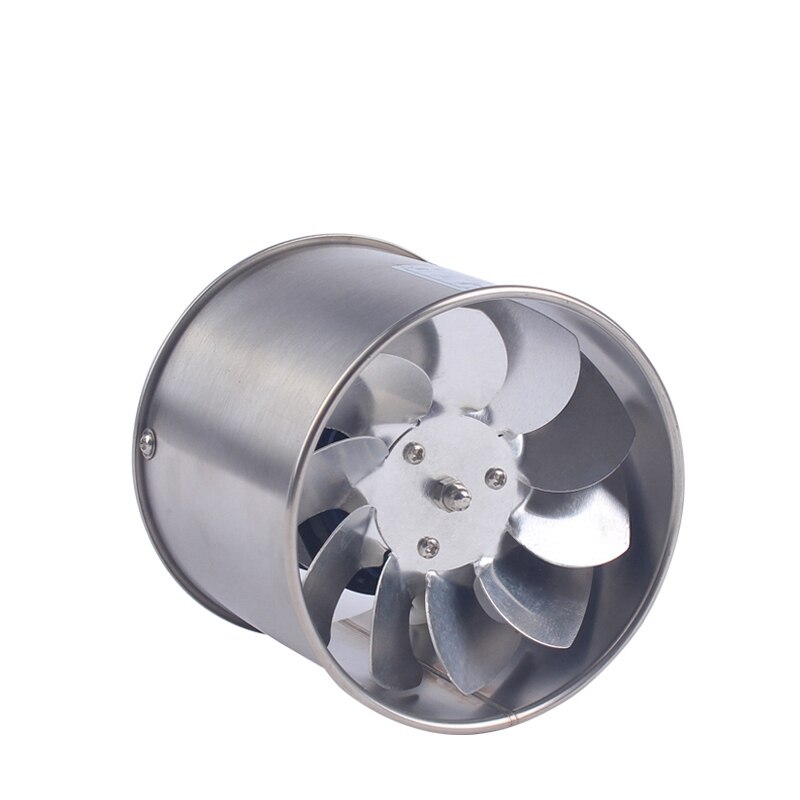 Dmwd 4 Inch Rvs Ventilator Badkamer Ventilator Keuken Afzuigkap Afzuigkap Wc Ventilator Verwijderen Geur: Silver Round