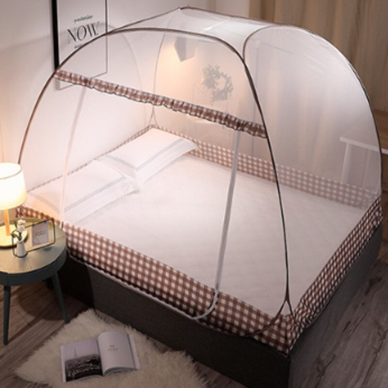 Portable Single-door Folding Mosquito Net Automatic Pop Up Installation-free Netting Tent Breathable Babe Bed Tent Home Decor