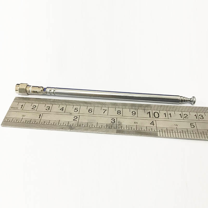 1PC Replacement 132mm 6 Sections Telescopic Antenna SMA male for Radio TV DIY price