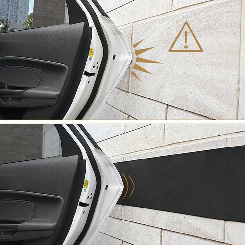 100x20cm Car Door Protector Garage Rubber Wall Guard Bumper Safety Parking
