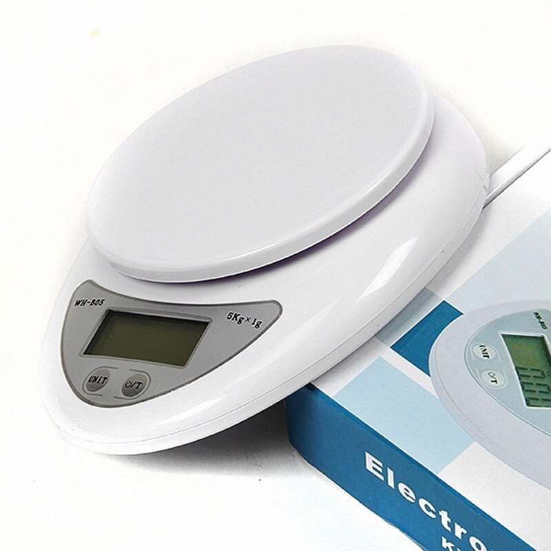 Balance de cuisine numérique électronique | 5kg 5000g/1g, Balance numérique, alimentation de cuisine, échelle postale, échelles de poids, Balance