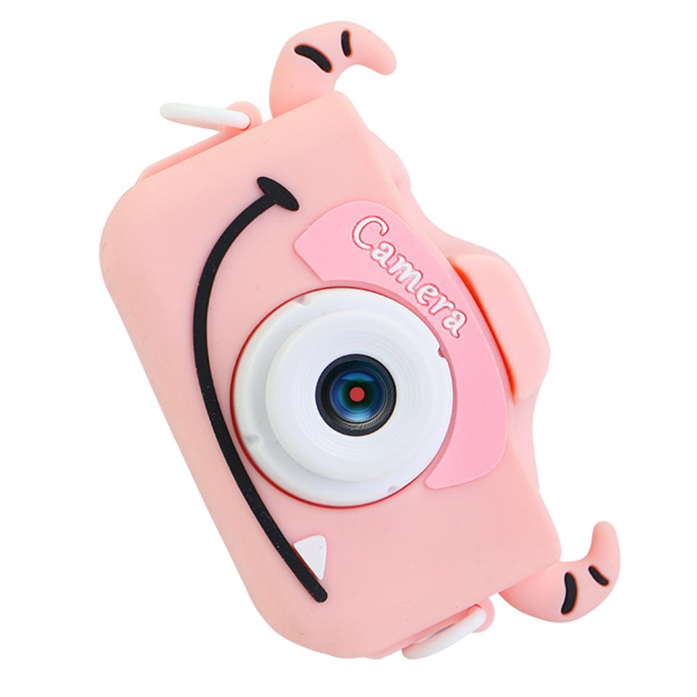 Børnekamera mini digitalkamera med 32g tf kort 720p hd videokamera børnevideokamera småbørnskamera legetøj til fødselsdag