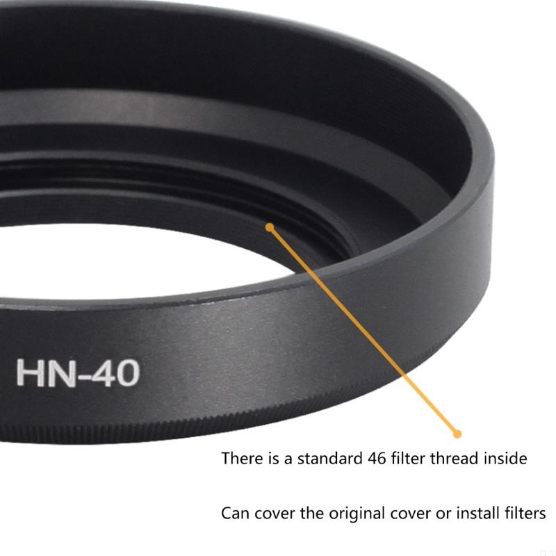 77JD Shockproof Screw-in Lens Hood Shade for Z-DX 16-50mm f3.5-6.3VR Lens Protectors