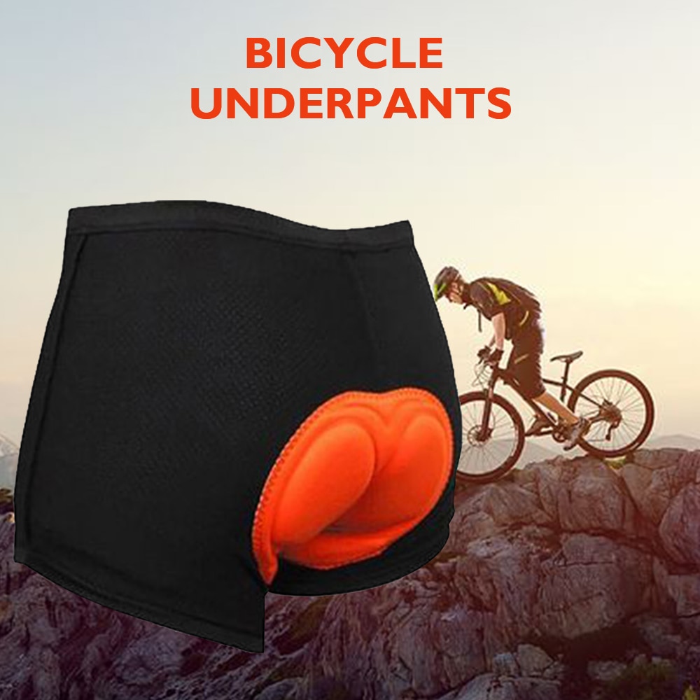 Ropa interior para ciclismo, pantalones cortos acolchados 5D con esponja a prueba de golpes para ciclismo de montaña o de carretera