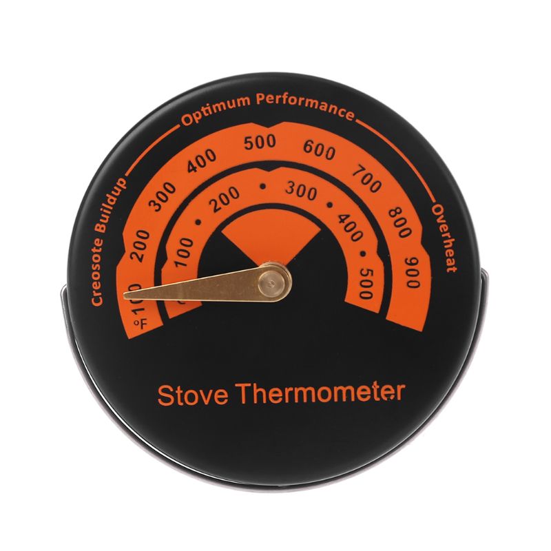 Alloy Magnetic Stove Flue Pipe Thermometer - Temperature Gauge For Wood Burner
