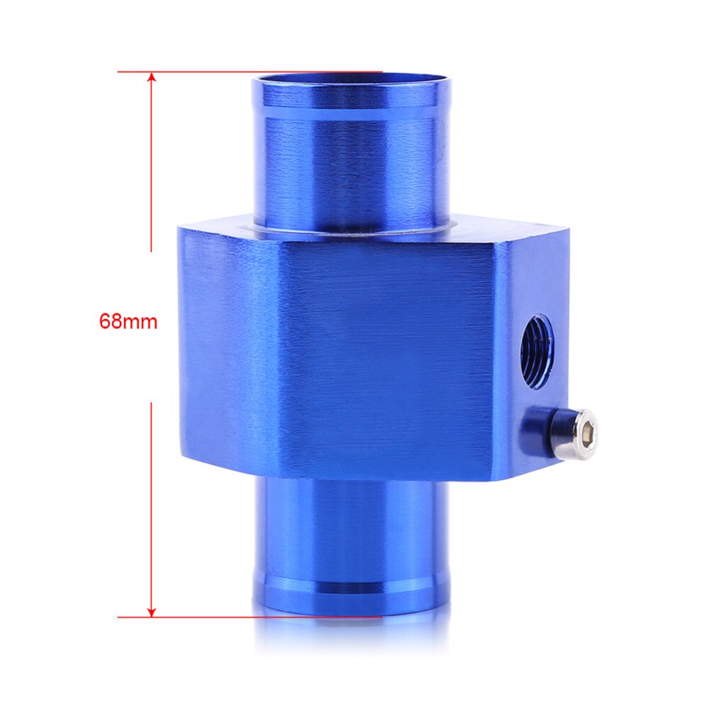 Adaptador de Sensor de temperatura para manguera de radiador de coche, junta Universal de Metal, color azul, 26/28/30/32/34/38/40mm