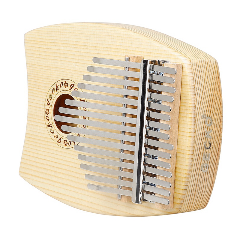 -mbira Kalimba bois d'épicéa 15 touches pouce Piano Instrument de musique avec sac de marteau gants