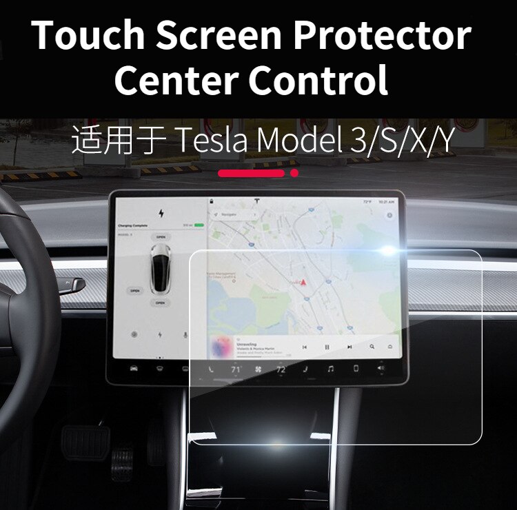 For Tesla Model 3 Y X S Center Screen 15/17 Inch Touch screen Protector Film Gehard Film For Tesla Model 3/X Screen Protector