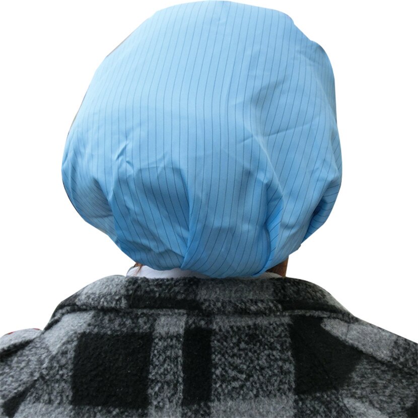 Anti Static Protective Headgear Cleanroom ESD Clean Room Food Working Hat Industrial Security Labor Workshop Head Protection