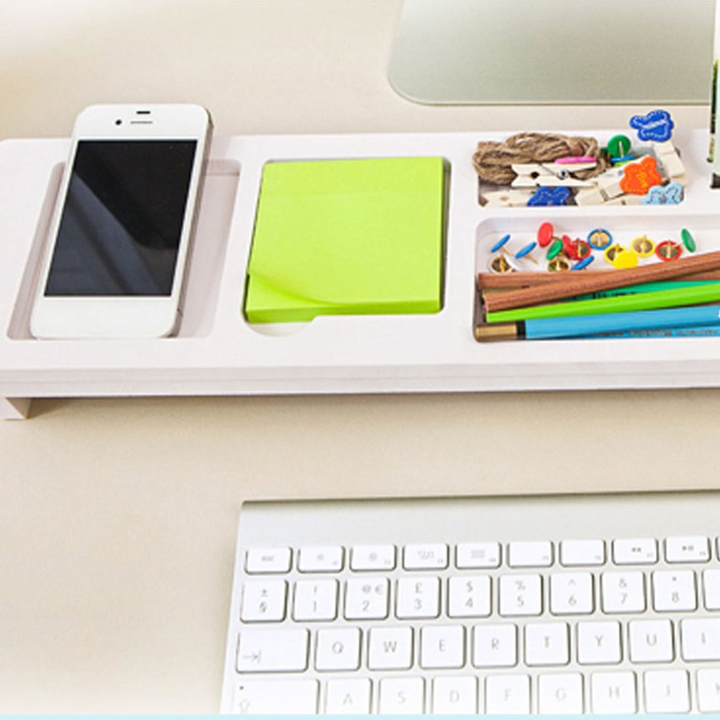 Office Supplies Desktop Storage Rack Multifunctional Computer Keyboard Finishing Rack Partition Rack