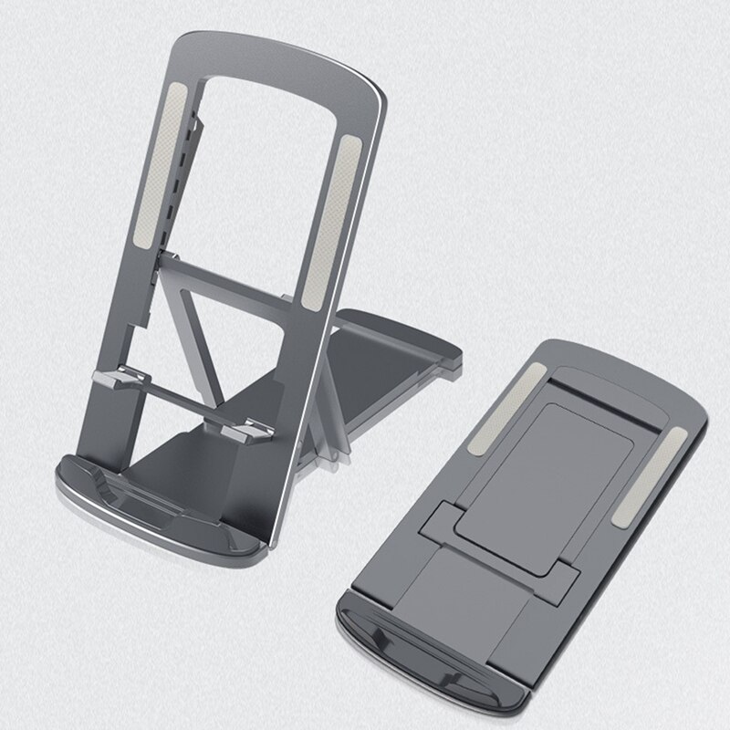 Uchwyt na telefon komórkowy składany uchwyt na biurko ze stopu aluminium z regulowanym kątem uchwyt na Tablet