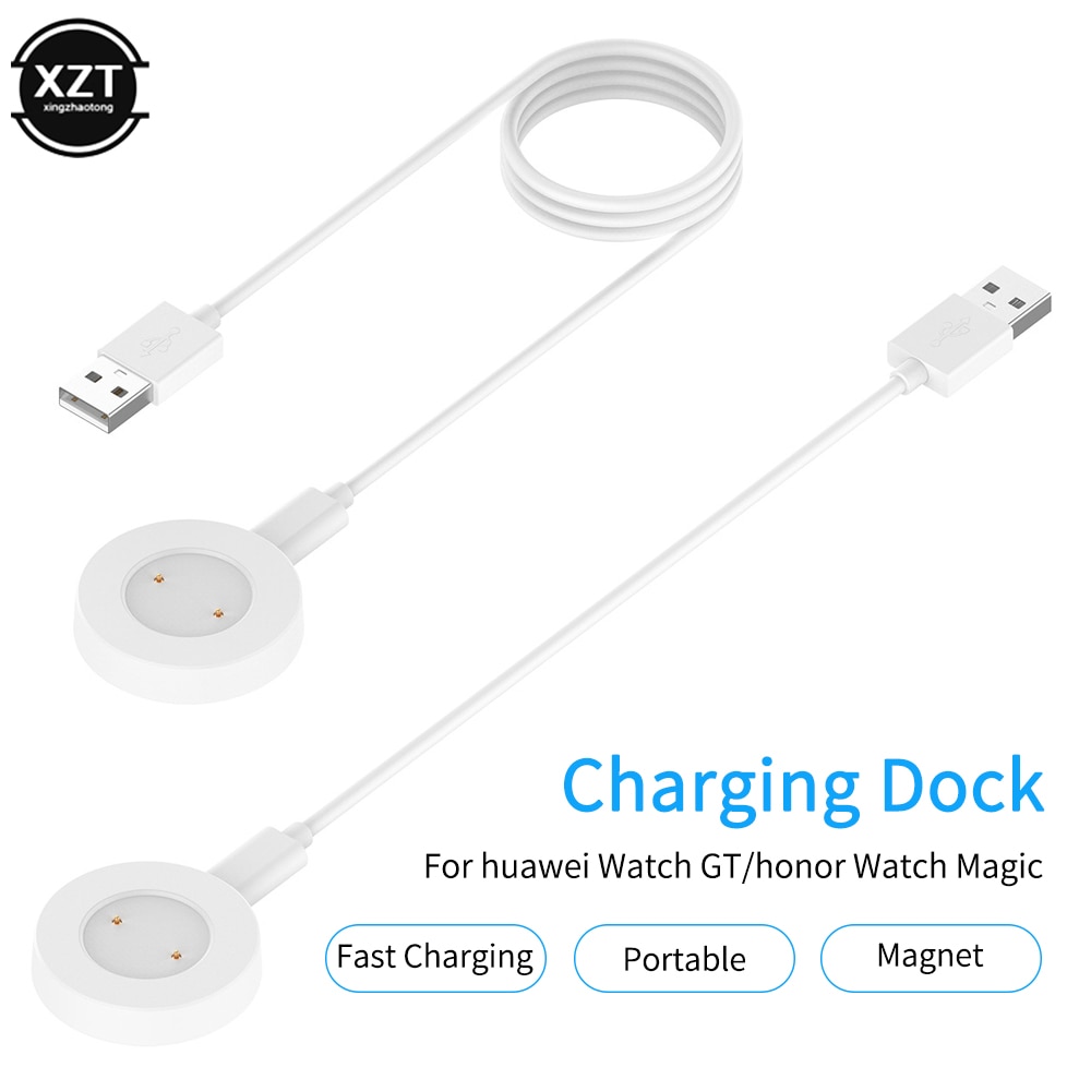 Voor Huawei Horloge Gt/GT2 Draagbare Draadloze Usb Kabel Charging Dock Stand Power Magnetische Horloge Oplader Voor Honor Gt 2