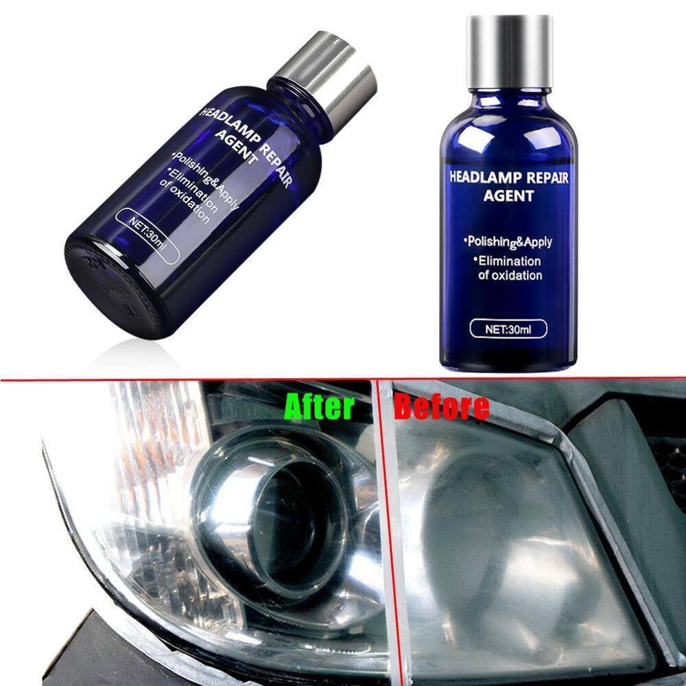Car Headlight Repair Refurbishment Liquid Auto Kit Scratches Lamp Agent Headlight Renovation Polishing Restoration Agen G1E2